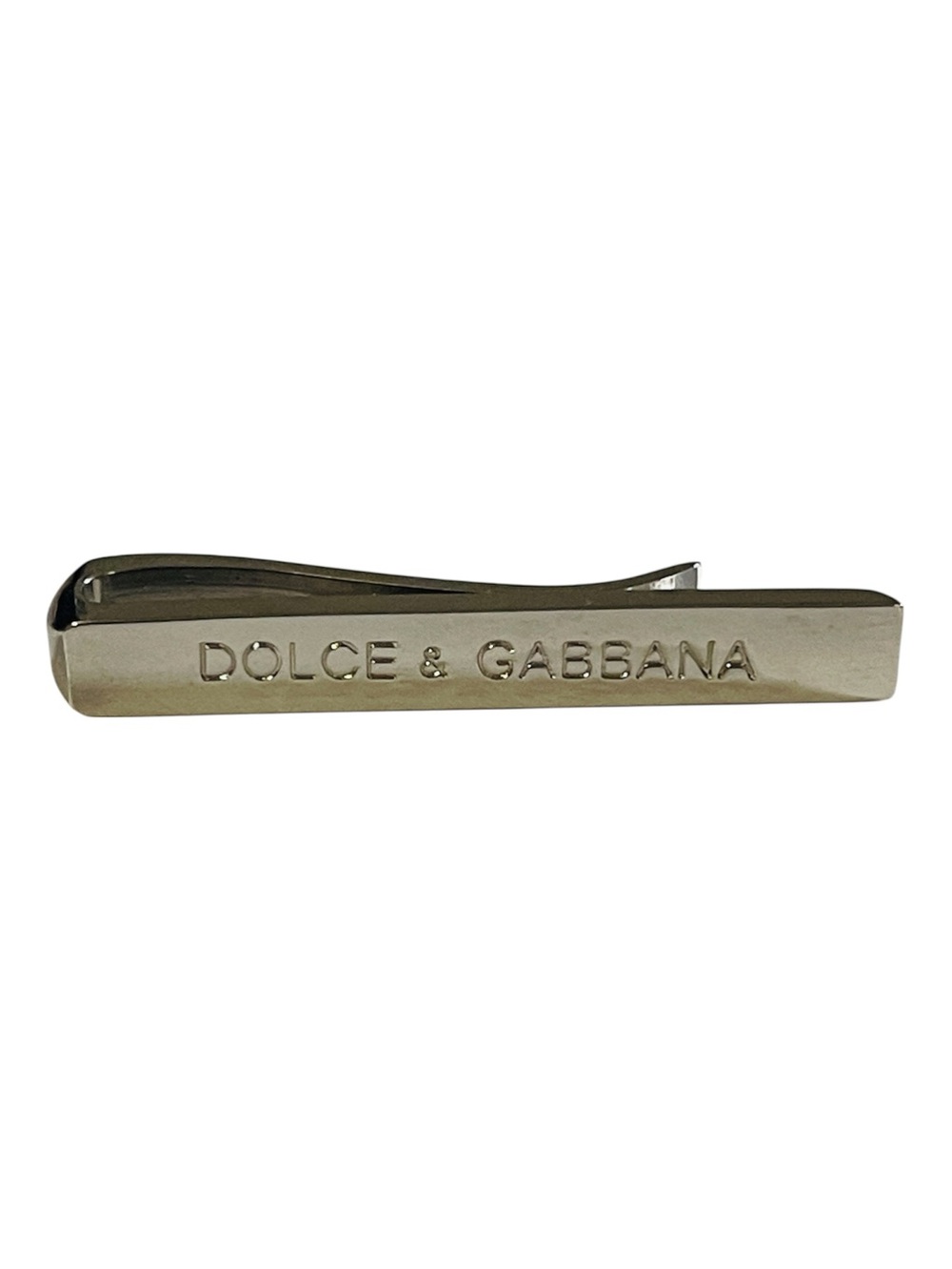 Vintage DOLCE & GABBANA Tie Pin Clip Silver Made In Italy Fathers Day Dad luxury